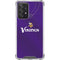 NFL Minnesota Vikings Team Jersey Galaxy A52 5G Clear Case